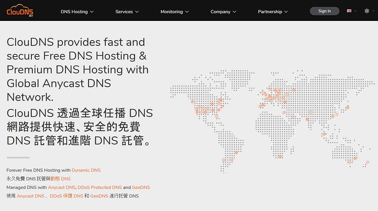 cloudns 双向解析域名托管 cf 方法